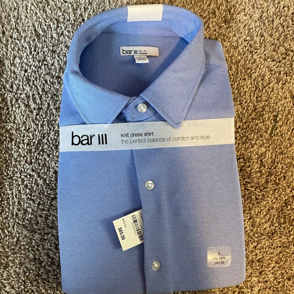 Bar III Men's Slim-Fit Stretch Dress Shirt